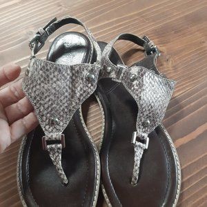 Franco Sarto snakeskin sandals